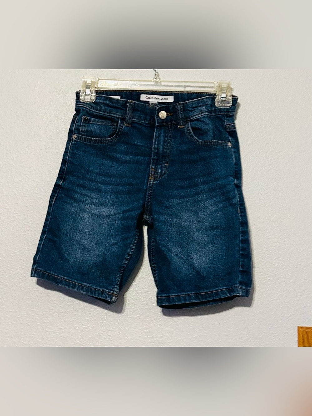Calvin Klein Jeans boy kid size 8 Denim Shorts